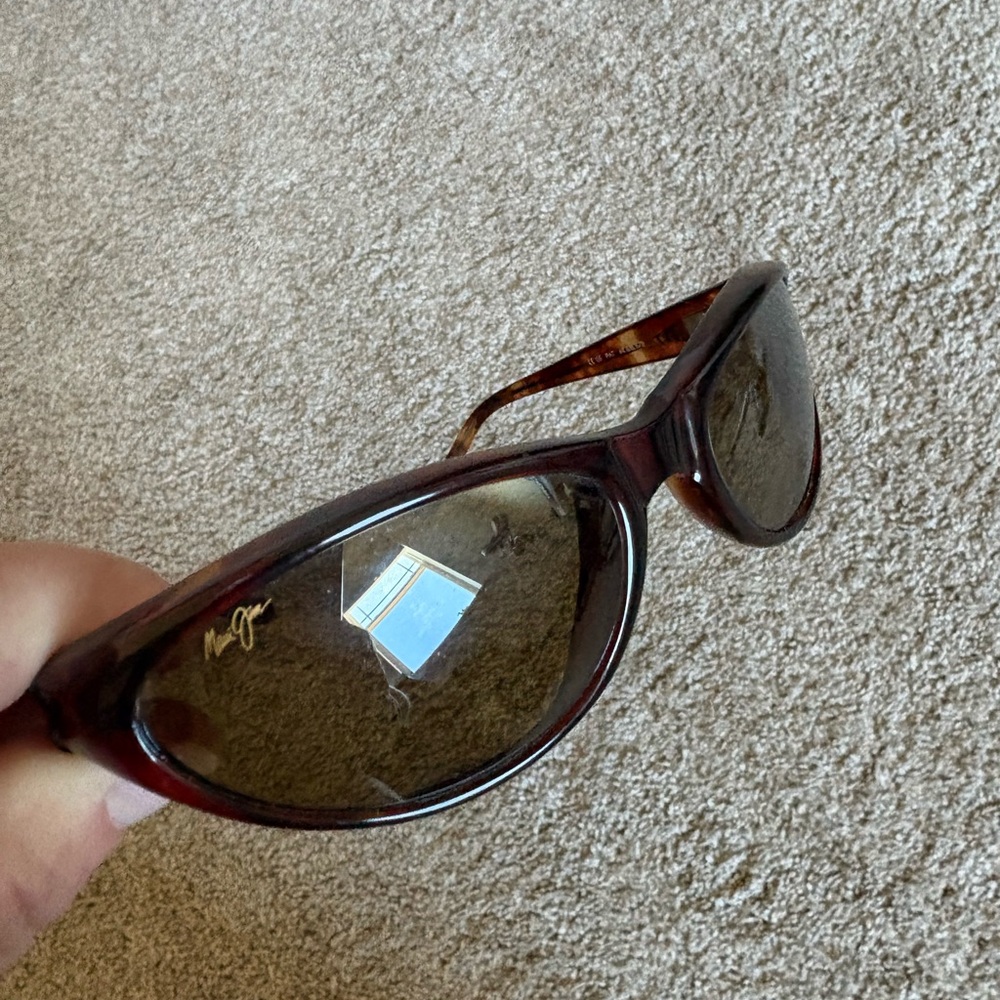 Maui Jim Women's Burgundy Sunglasses - Picture 8 of 9